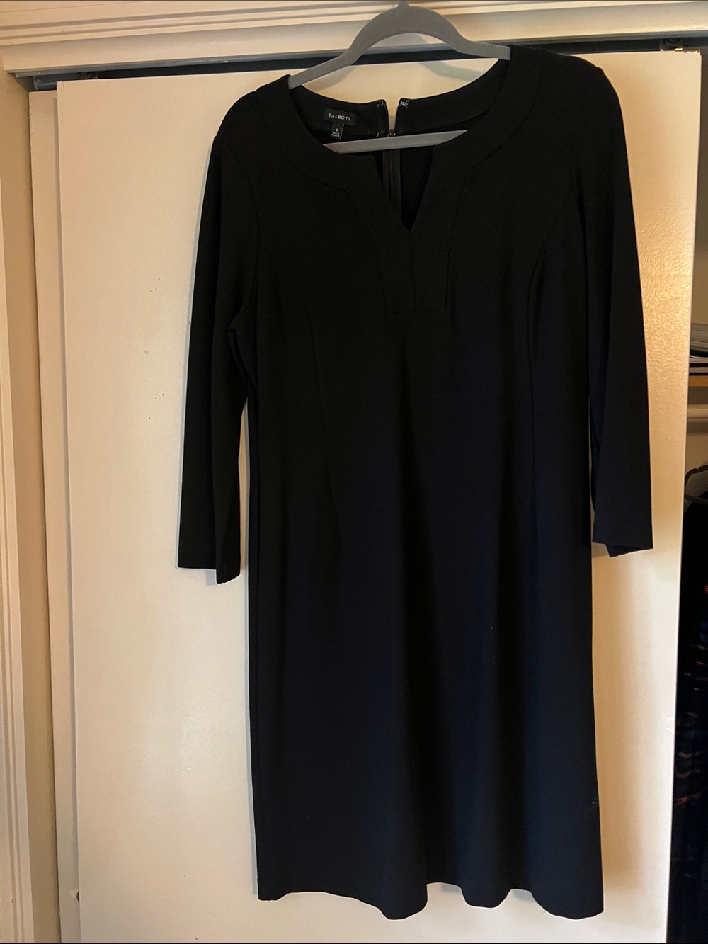 Talbots black dress 8